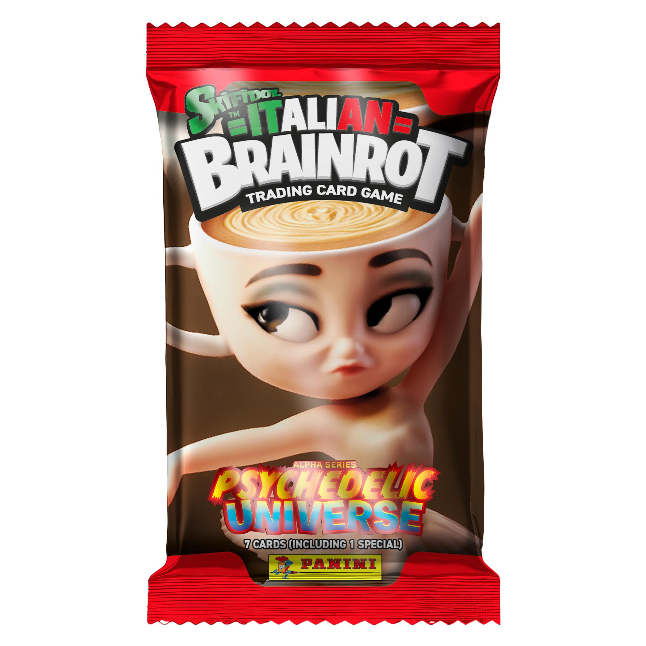 Panini Skifidol Italian Brainrot Trading Cards (Italienisch, Booster Pack) (005496B7INT)