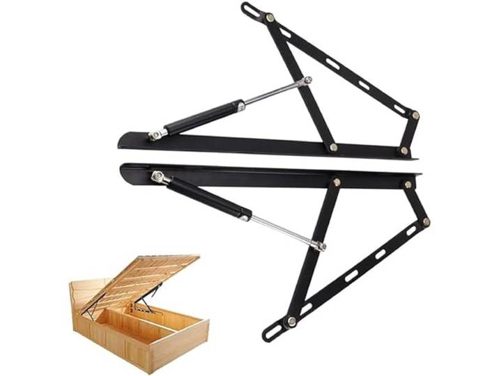 BNGFSDF Bett-Hebemechanismus, 2 stücke Pneumatische Heavy Duty Gas Frühling Bett Lagerung Lift(90cm/35.4in)