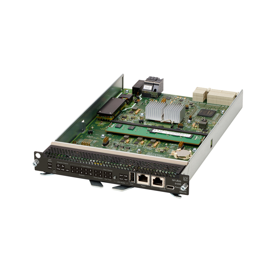 HPE Networking CX6400 Management Module, 200 - 240 V, 30 mm, 208 mm, 315 mm, 1,2 kg, 1,18 kg (2.6 Pfund)
