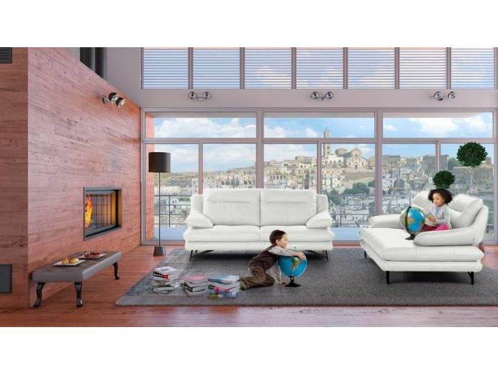CALIA ITALIA 2,5-Sitzer Cezanne, italienisches Design trifft erstklassigen Sitzkomfort, Leder, Edles Designsofa in besonders langlebigen & pflegeleichten Lederarten