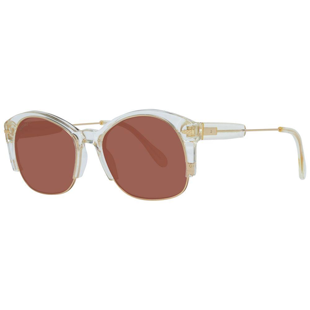 Goldene Acetat- und Metall-Sonnenbrille