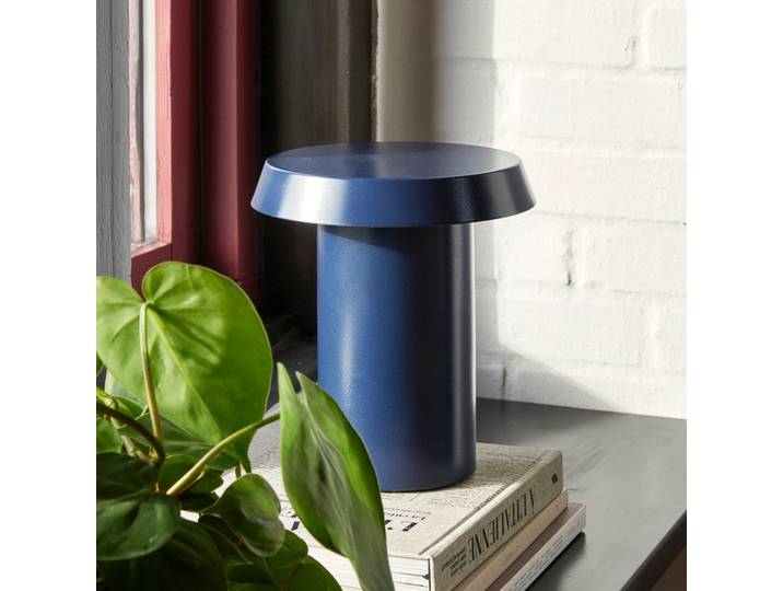 Keen Tischleuchte Dark Blue - Hübsch - Wohnzimmer - Design - Metall - Einflammig
