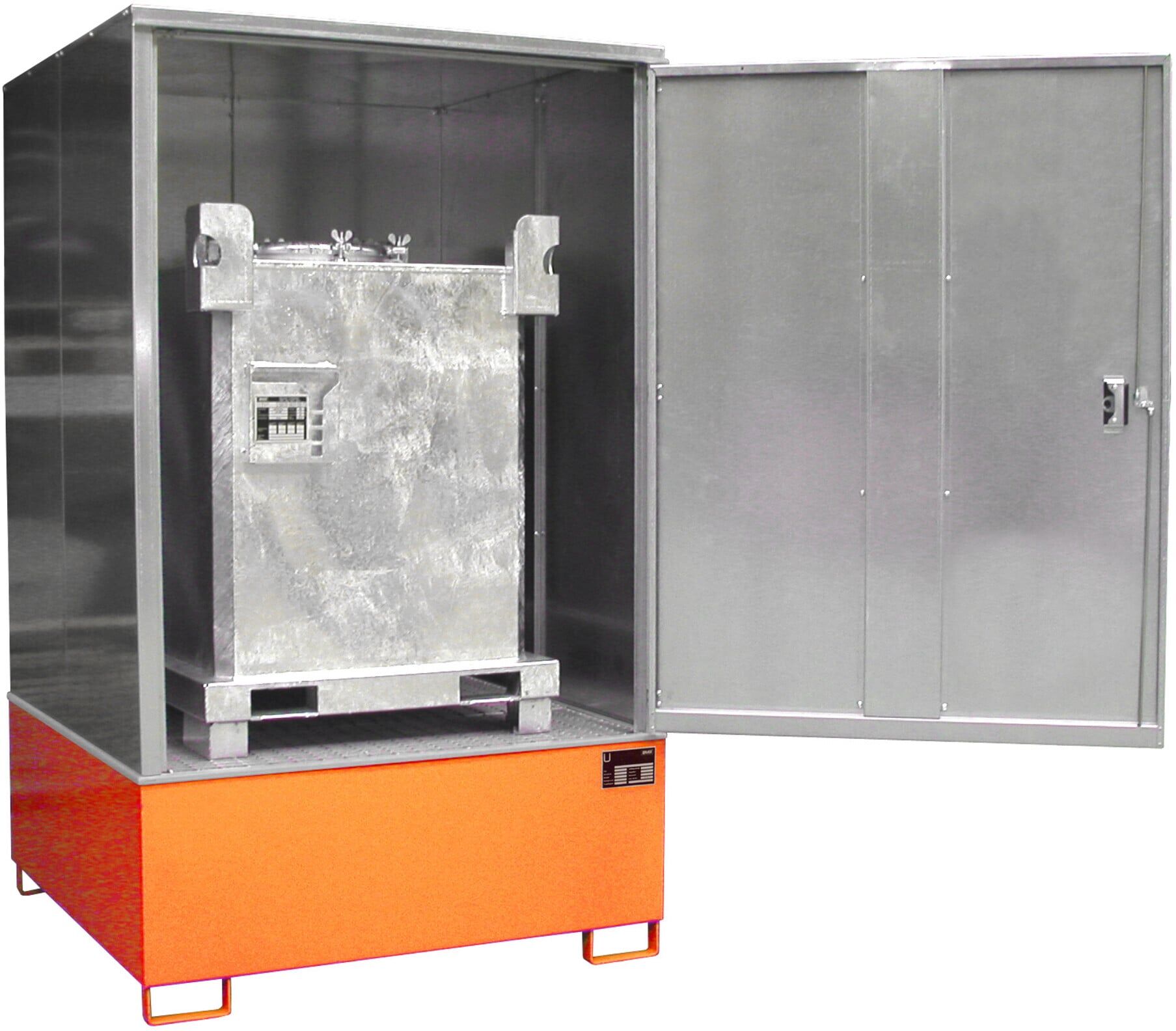 Bauer Südlohn Gefahrstoff-Schrank GS-4, lackiert, Gelborange (4495-23-0000-2000)