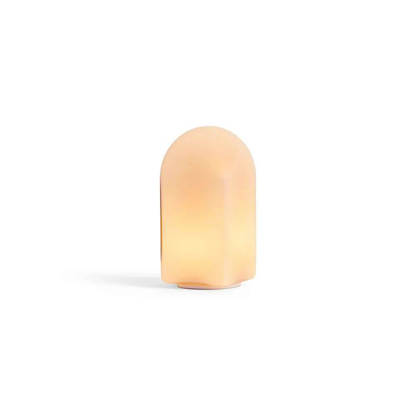 HAY Parade Portable tafellamp - Pink/Beige - Glas - Dimmable - Oplaadbaar