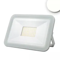 ISOLED LED Fluter PAD 50W, IP65, SMD, Alu-Druckguss, weiß, 50W 4000K 5600lm 120°, 100cm Kabel (offen) ISO-115111