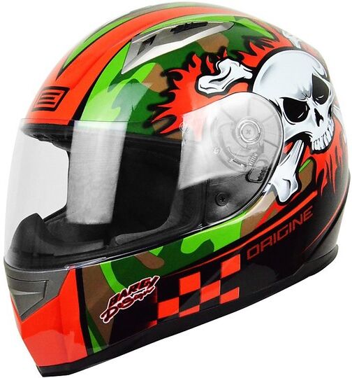 Casco Moto Integrale Origine Tonale Combat Arancio taglia XS