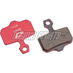 Bremsbeläge Disc Sport Semi-Metallic Werkstattverpackung, JAGWIRE, Passend für: siehe Beschreibung, Farbe: Rot, VE: 25 Paar