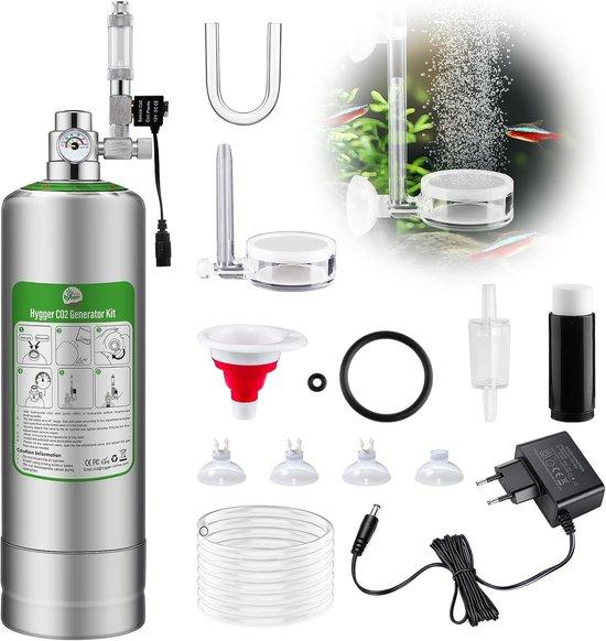 CO2-Generator für Aquarien - 5 Liter - DIY-CO2-Set für Aquarien von 60 bis 300 Liter - Edelstahl