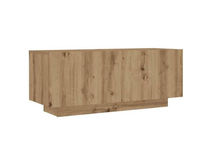 Fisinber Nachttisch Artisan-Eiche 100x35x40 cm Nachtkonsole Holzwerkstoff Praktischer Beistellschrank für Schlafzimmer und Wohnzimmer mit geräumiger Ablagefläche und robuster Oberfläche.