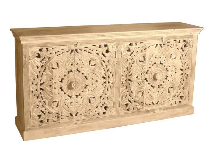 Sideboard 'Varanasi' Massivholz Mango Modern Indien Indisch