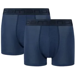 2er Pack camano Comfort Bamboo Boxershorts Herren 5577 - dark saphire L