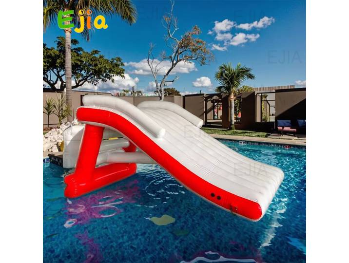 4m PVC Durable adulte enfants Yacht Mini toboggan gonflable cascade Mini toboggan de piscine gonflable pour planches Sup et piscine de lac mer