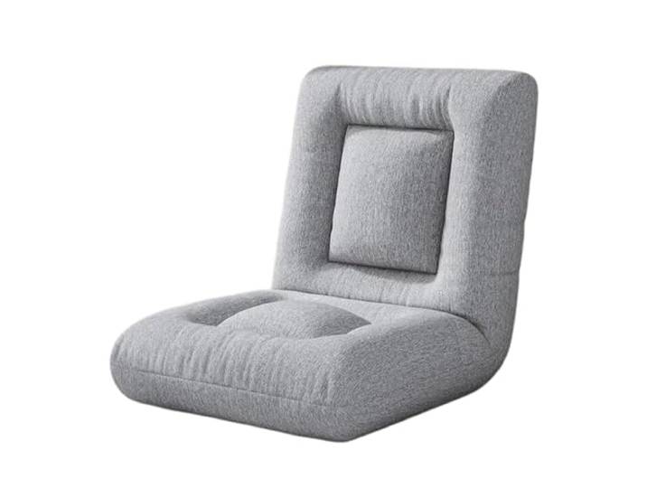 Xumh2024-3 Sitzsack Lazy Sofa, Tatami-Schlafzimmer, Erkerfenster, Bett, Rückenlehne, Stuhl, faltbar, einzelnes Liegekissen(Grigio)