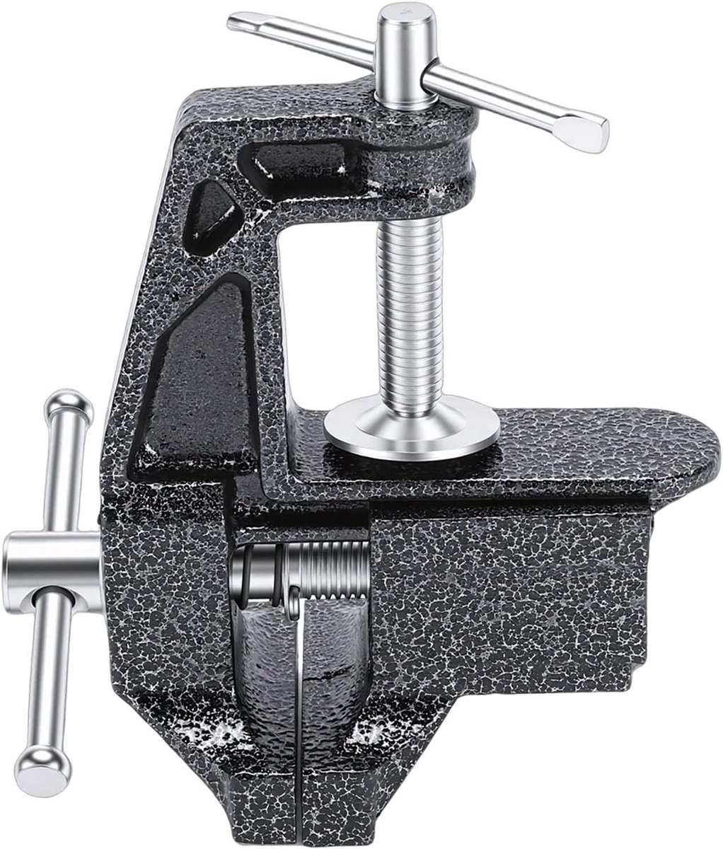 Mini Tafelklem Reparatiegereedschap Vise Club Reparatie Zwart 12 x 13 cm