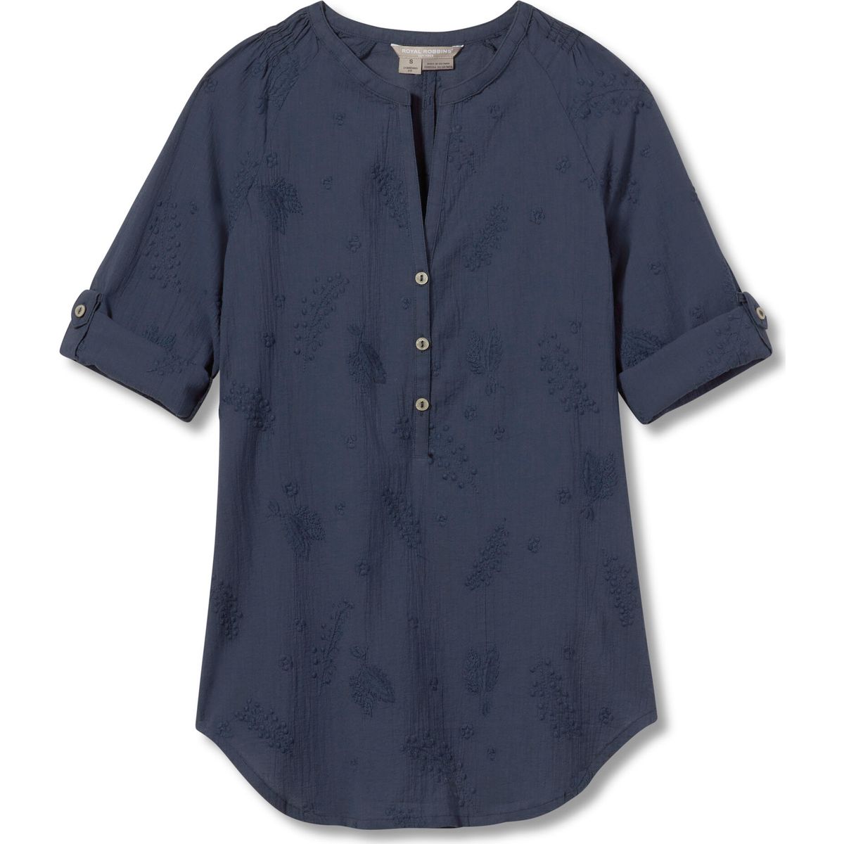 Royal Robbins Oasis Tunic II 3/4 Sleeve navy (728) S Y622019728S