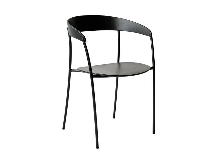Massiver Design Armlehnstuhl „Missing“ Esche NEW WORKS