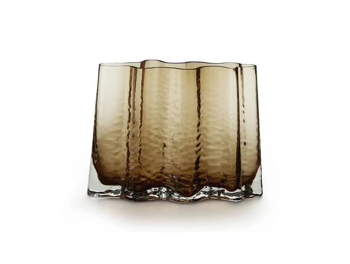 Cooee Design Vase Gry wide 24 cm Cognac