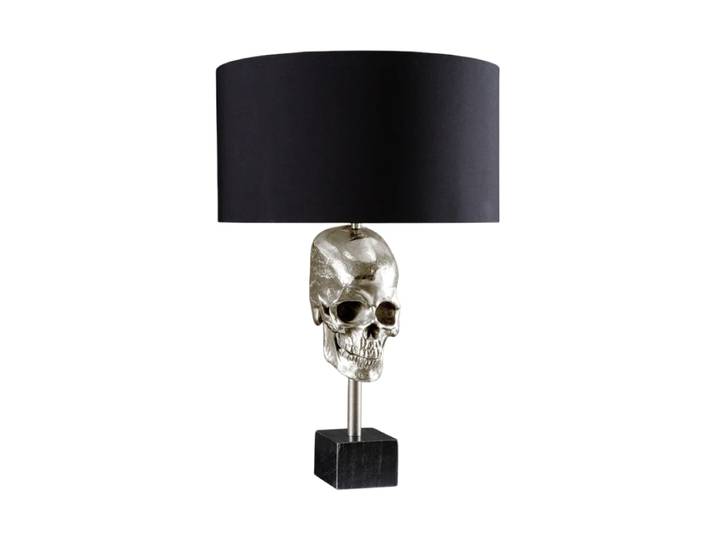 Design Tischlampe „Skrull“ Marmor Silber Invicta Interiors