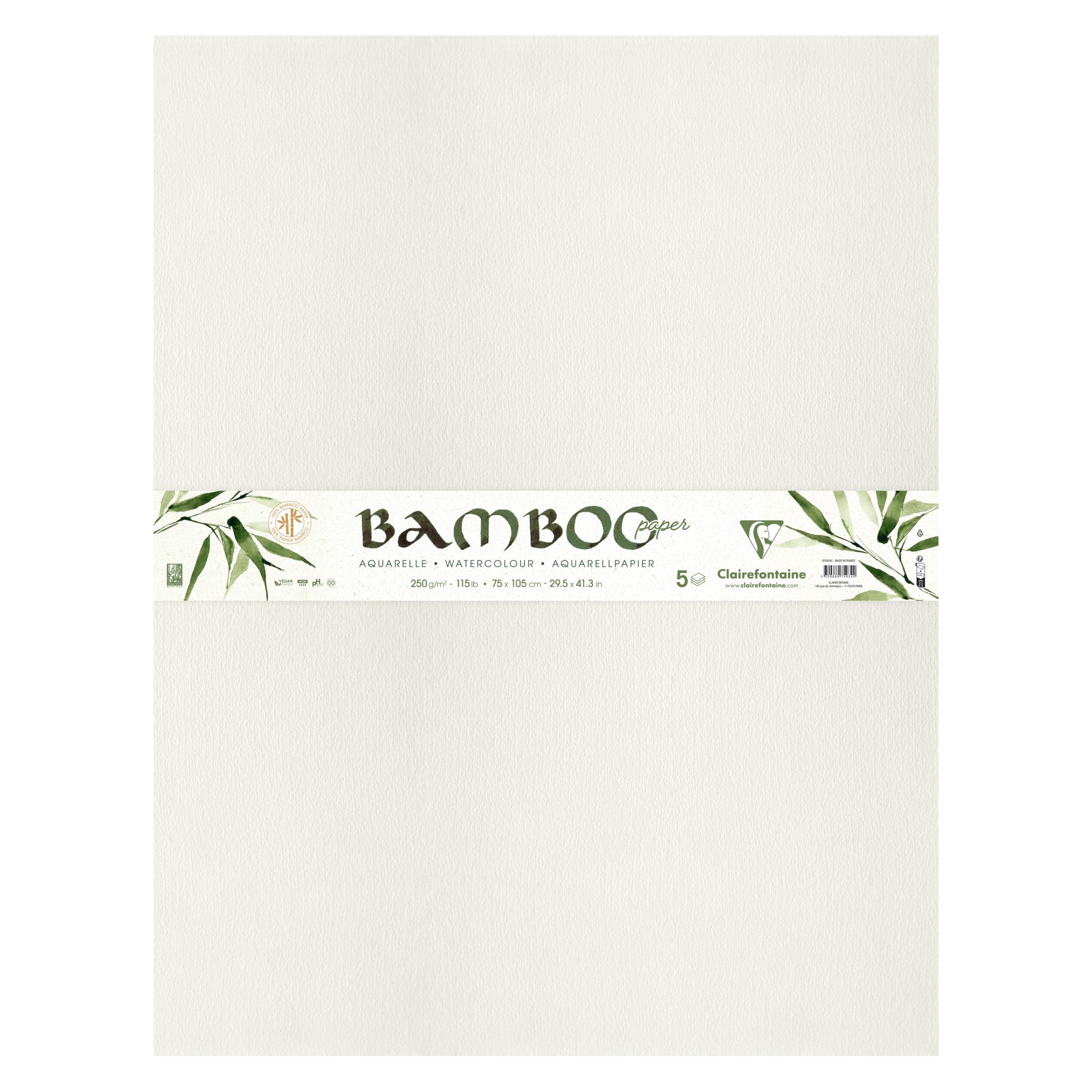Clairefontaine 5 Bögen Bambuspapier (250 g/m²) (975934C)