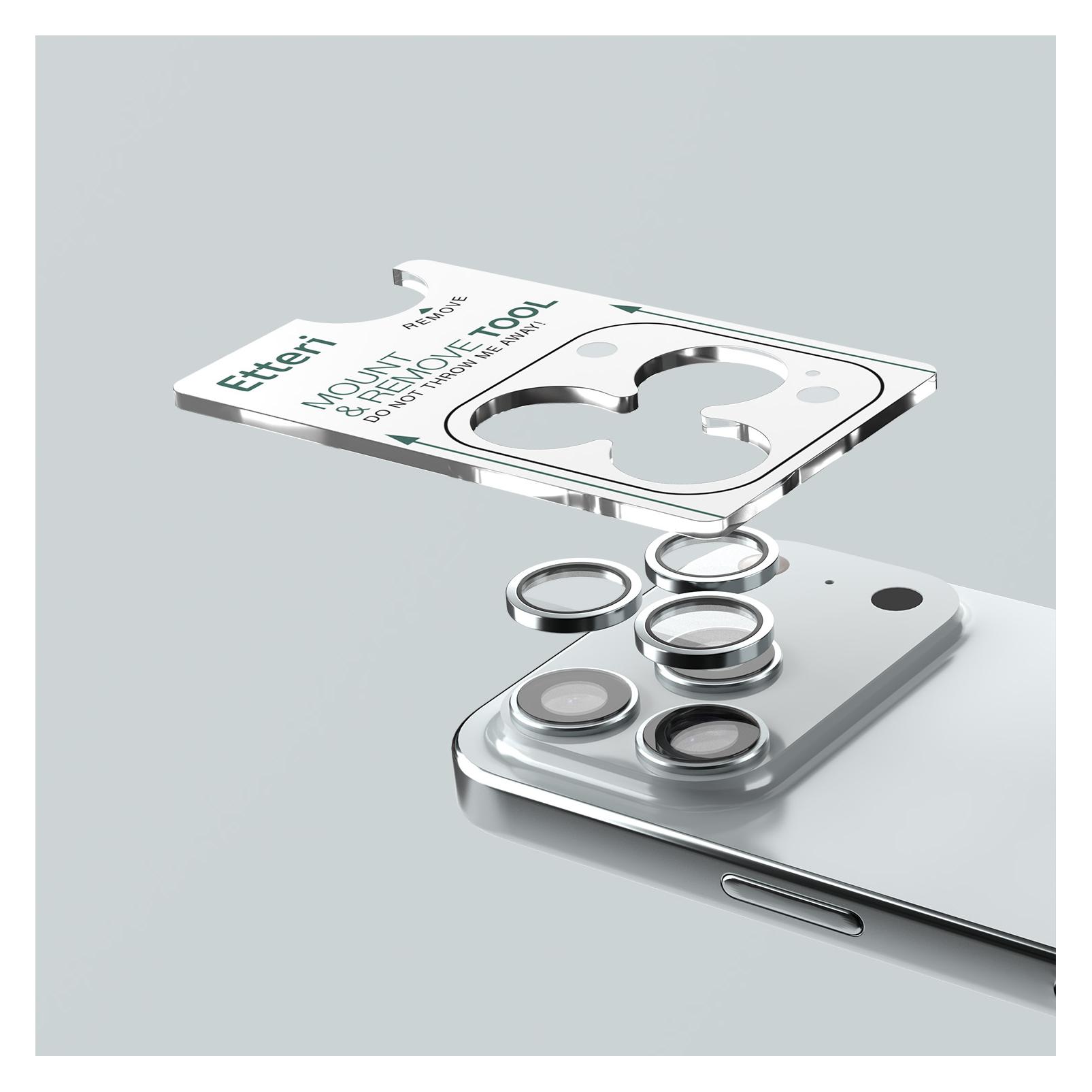 Etteri Kameraobjektivschutz für iPhone 18 Pro / 18 Pro Max, silber (3 Stk., Apple iPhone 18 Pro, Apple iPhone 18 Pro Max) (76149154)