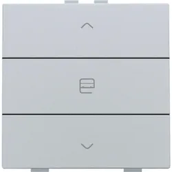 Niko Züblin 121-51033 Einfach Motorsteuertaster für Niko Home Control, sterling coated 12151033