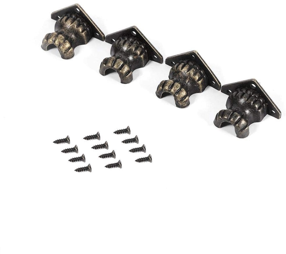 Dailygoods Bijoux Hoekbescherming Antiek - 4 stuks - Zinklegering