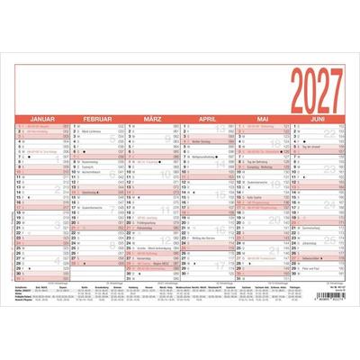 Arbeitstagekalender A4 2027