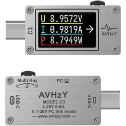 PowerGuard, Multimeter, AVHzY C3 USB-C Power Meter Tester
