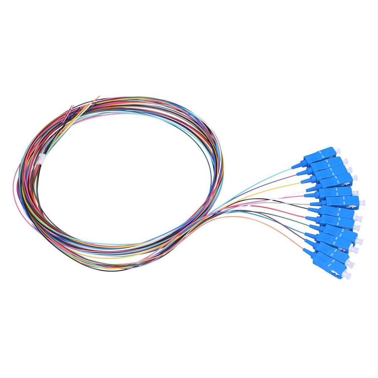 Extralink SC/UPC | Pigtail set | Single mode, 900um, G.652D,,, 12 colours (1.50 m) (EX.10123)