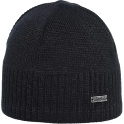 Eisglut Herren Ben Wollmütze (Kopfumfang 56-60 cm) - STK - SCHWARZ
