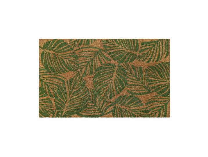 Wecon Home Fussmatte Jungle Mat, Grün, Beige, Floral, rechteckig, 60x90 cm, schmutzabweisend, für Fußbodenheizung geeignet, rutschhemmend, pflegeleicht, Teppiche und Böden, Schmutzfangmatten, Fußmatten