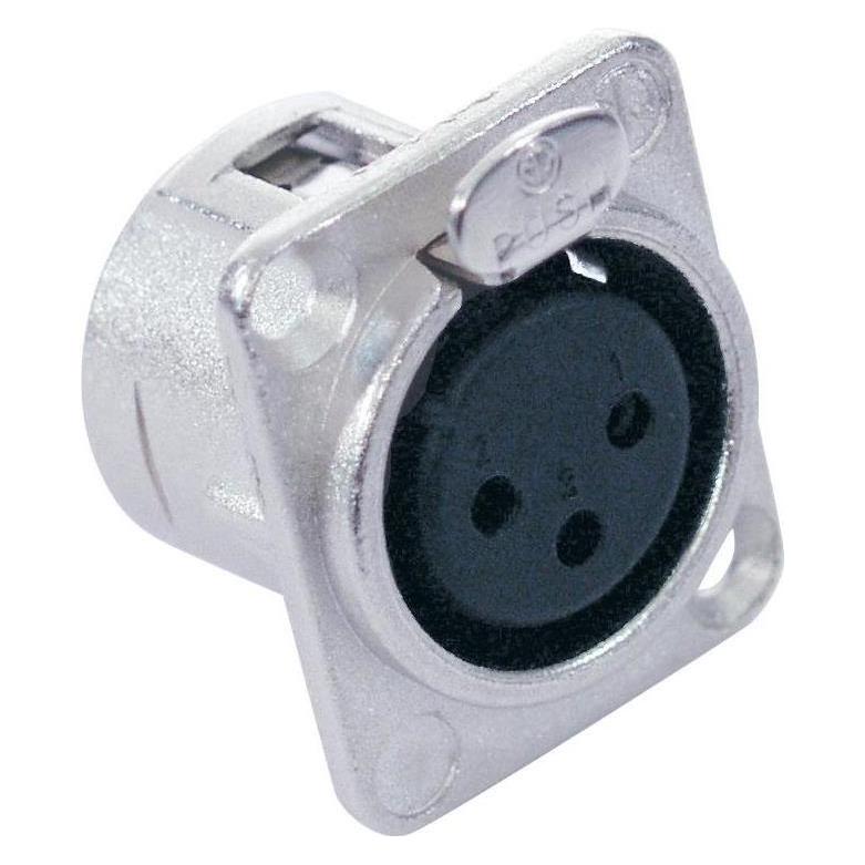 Neutrik NC3-FDL-1, XLR-Einbaukupplung 3pol (30200580)