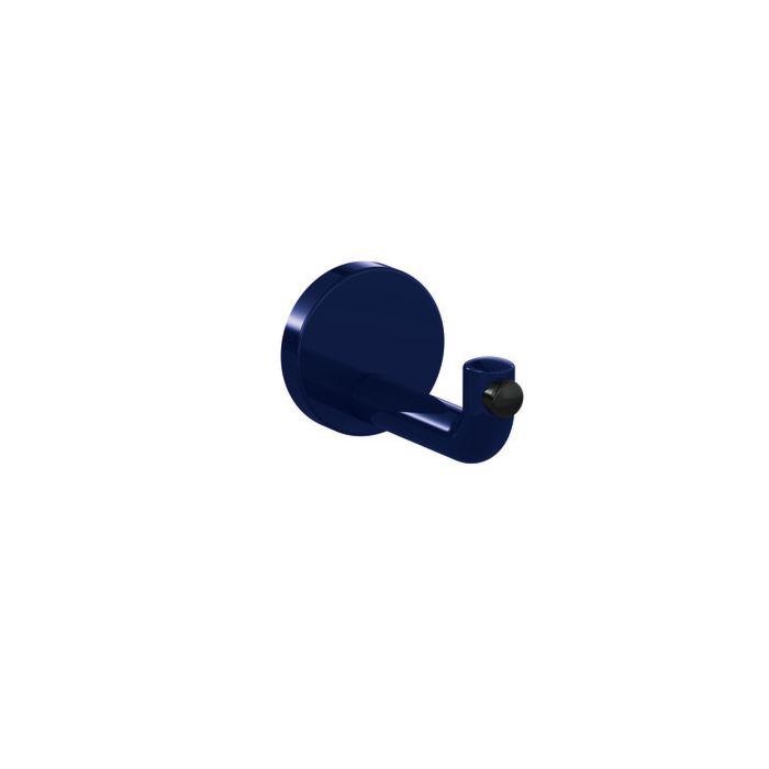 Hewi 477 Wandhaken 477.90.03550 100mm, Türpuffer schwarz, stahlblau