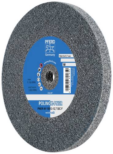 PFERD TOOLS 47802723 POLINOX verpresstes Vlies-Rad PNER Ø 150x13mm Bohrung-Ø12,7mm Weich SIC Fein für Finish 150mm 5St.