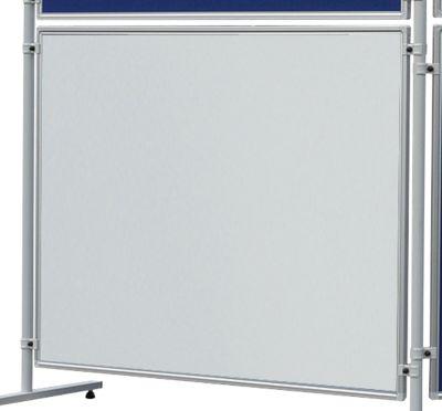 Franken Stellwandtafel ECO beidseitig Schreibtafel, Aluminiumrahmen, 1200x1200 mm