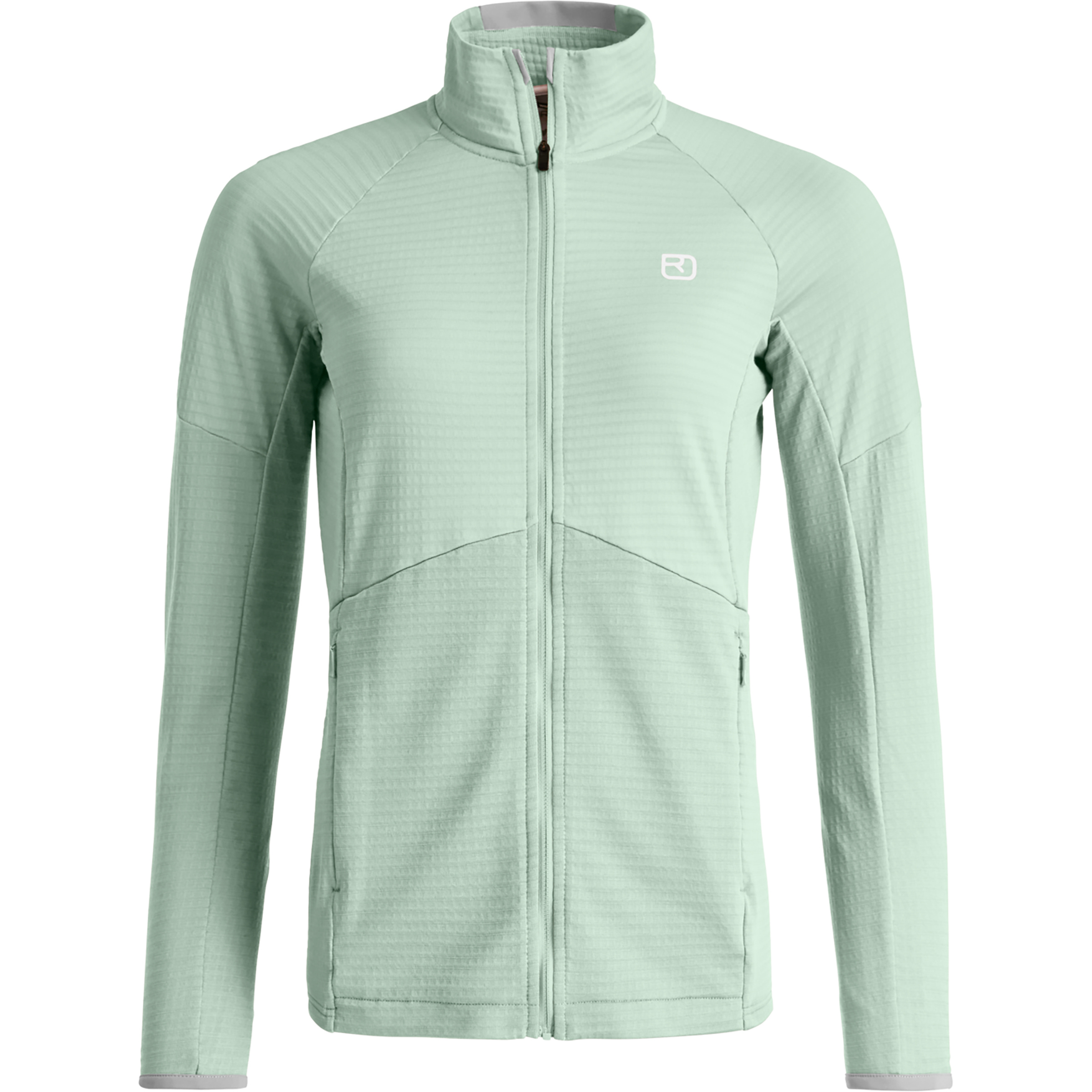 Ortovox Fleece Light Grid Damen Fleecejacke gruen Größe M Bergsteigen Hautfreundlich Merinowolle