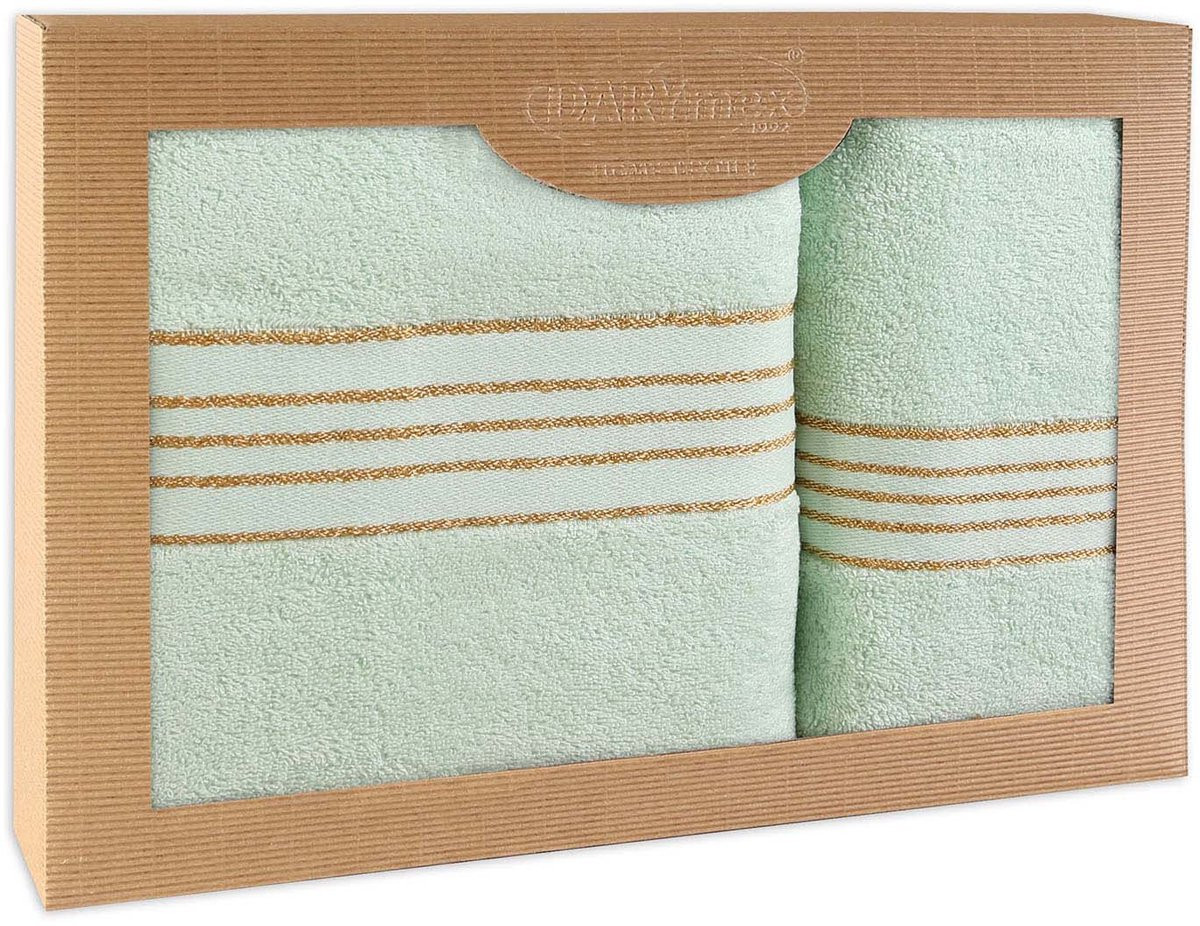 Darymex Premium Handdoekenset 2-delig 100% Katoen - Mint