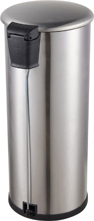 Helit afvalcontainer The Zinc, 30 liter, zilver