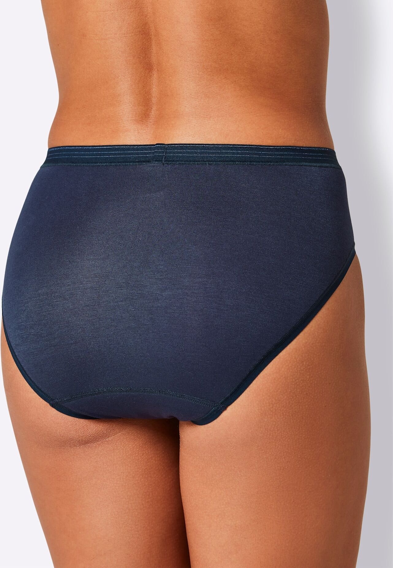 Jazz-Pants Slips COMAZO, Damen, Gr. 46, 2 Stk., blau (marine), 98% Modal, 2% Elasthan, Unterhosen Jazz-Pants Slips marine 46, 2 Stk.