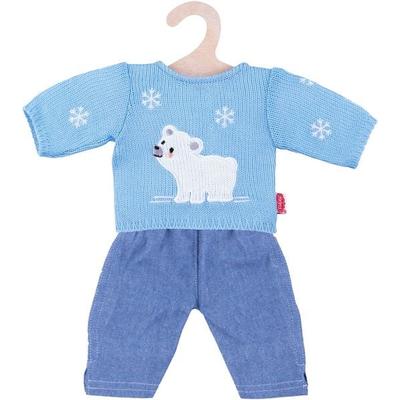 Pullover Eisbär mit Jeans, 28-35 cm