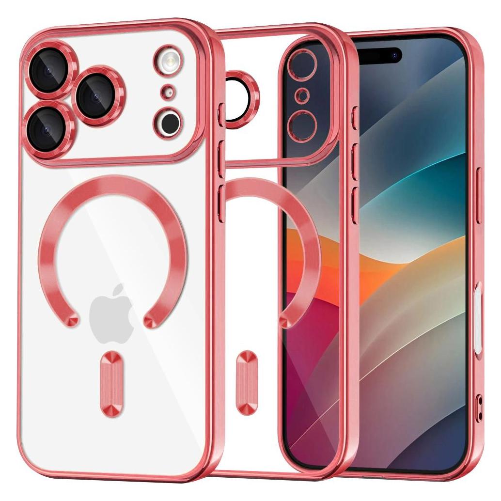 Techsuit - Luxury Crystal MagSafe - iPhone 17 Pro Max - Red (Apple iPhone 17 Pro Max) (58346271)