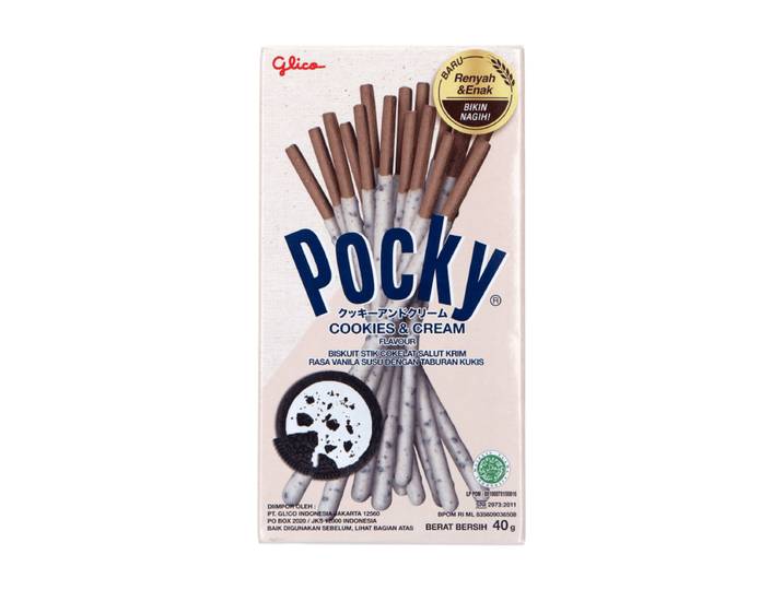 Glico Pocky biscuitsticks Cookies &amp; Cream-smaak 40 g