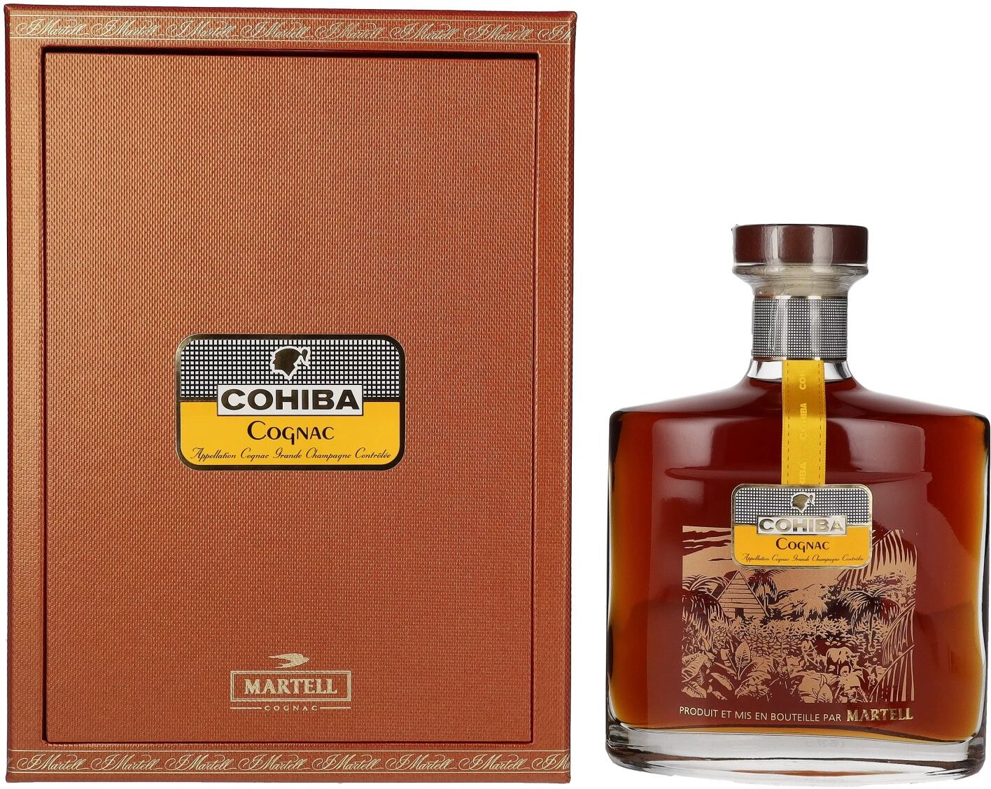 Martell Cognac Martell Cohiba Grande Champagne Cognac 43% Vol. 0,7l in Geschenkbox