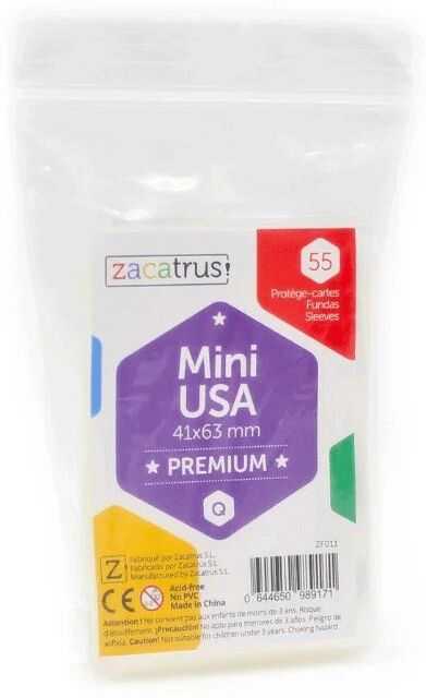 Protège-cartes Mini USA Premium 41x63mm - Zacatrus