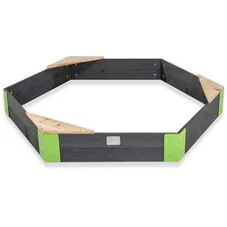 Exit Toys Aksent Holzsandkasten sechseckig