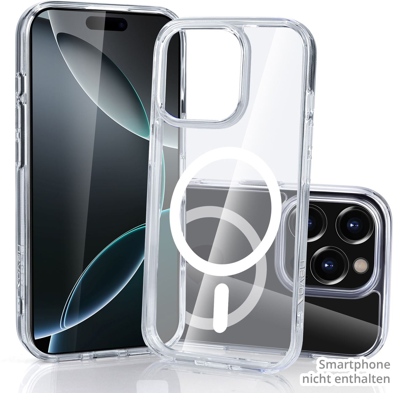Nevox StyleShell SHOCKFlex MagSafe iPhone 16 Pro transpa