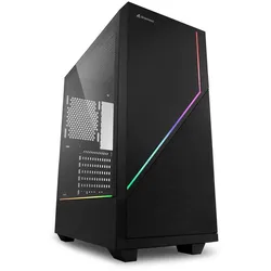 Sharkoon PC Gehäuse RGB FLOW ATX schwarz