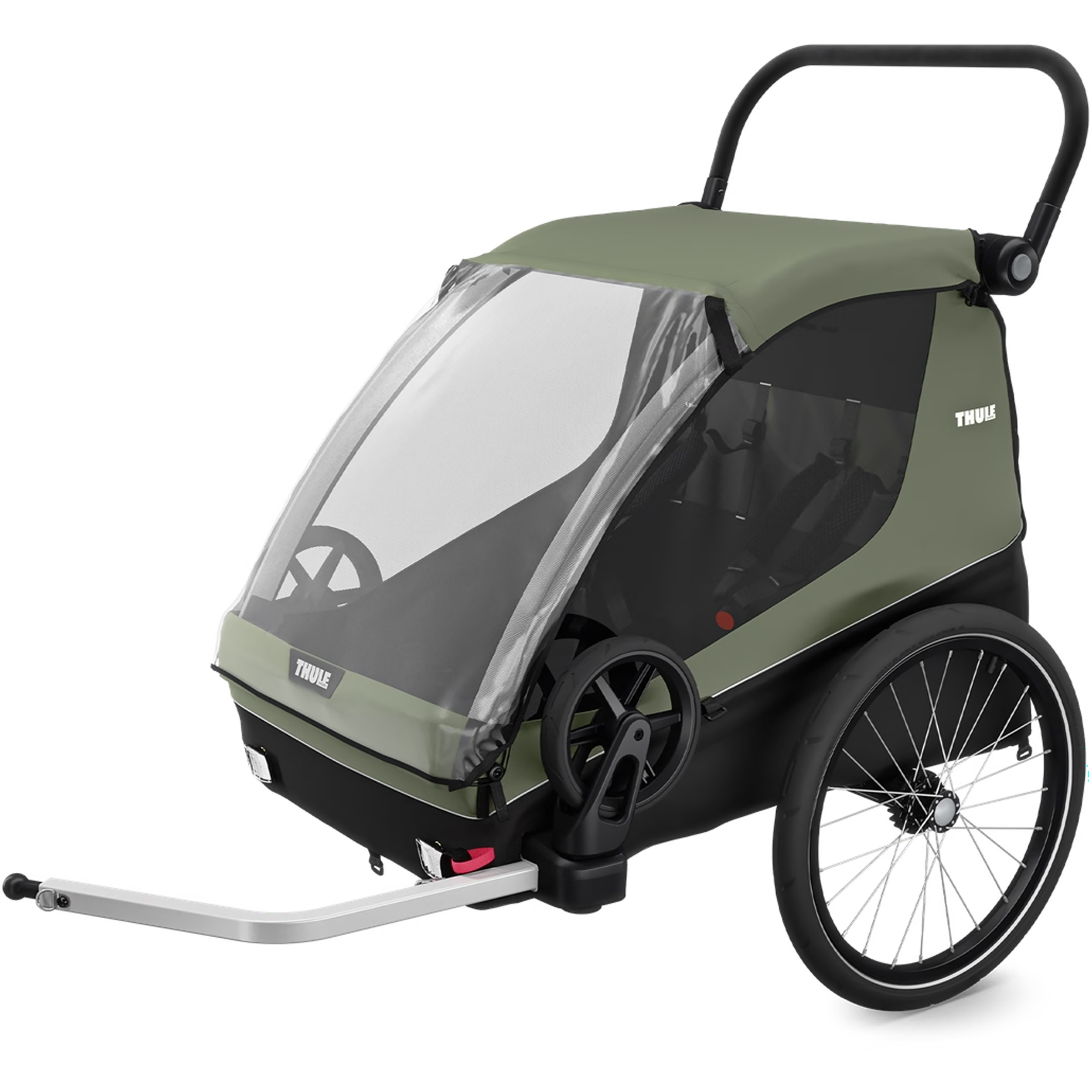 Thule Courier Fahrradanhänger Fahrradanhänger vintage green Lifestyle
