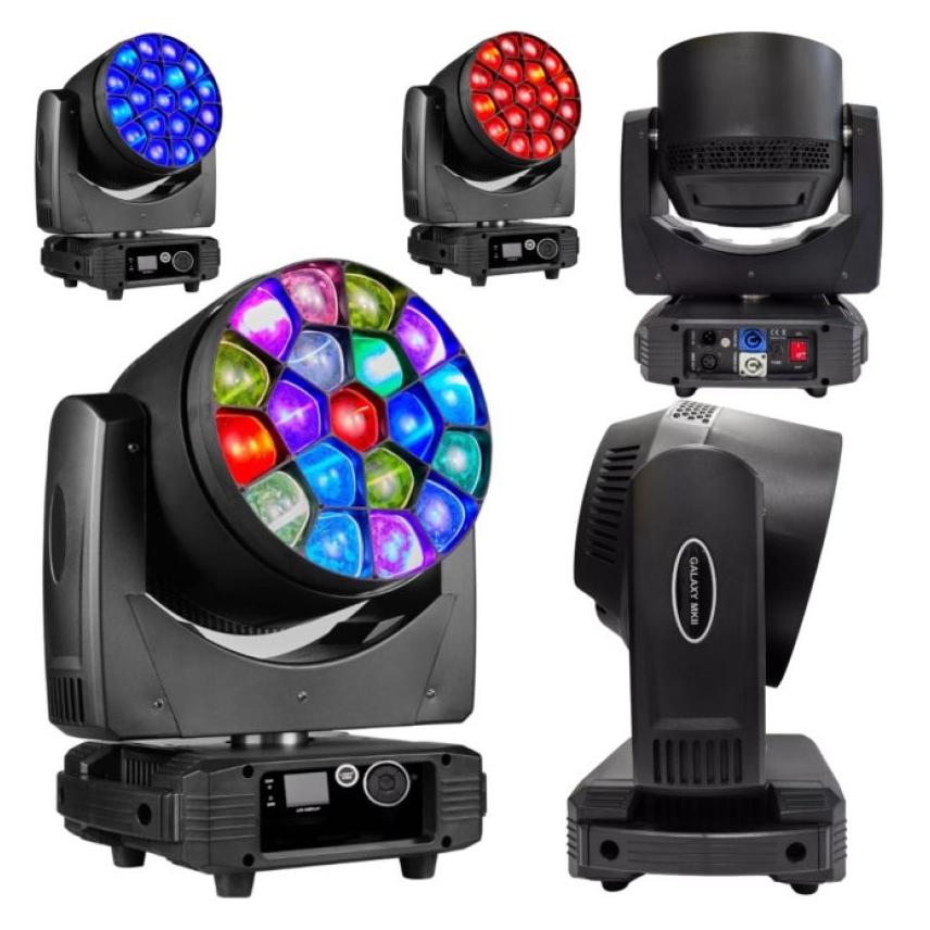 No Name Bewegliche Kopf LED wash Light4me Galaxy (LED) (5908249827547)