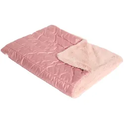 Fashion Dog Double Face Kuscheldecke für Hunde und Katzen - Rosa